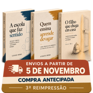 Combo Cássio Mori — três livros impressos